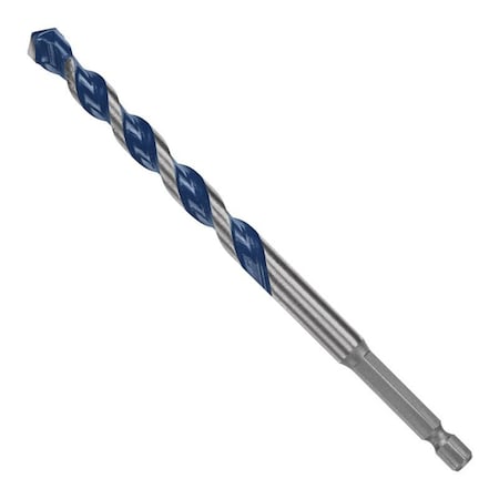 Dremel Bosch BlueGranite Turbo 3/8 in. X 6 in. L Carbide Tipped Hammer Drill Bit Hex Shank 1 pc HCBG12T